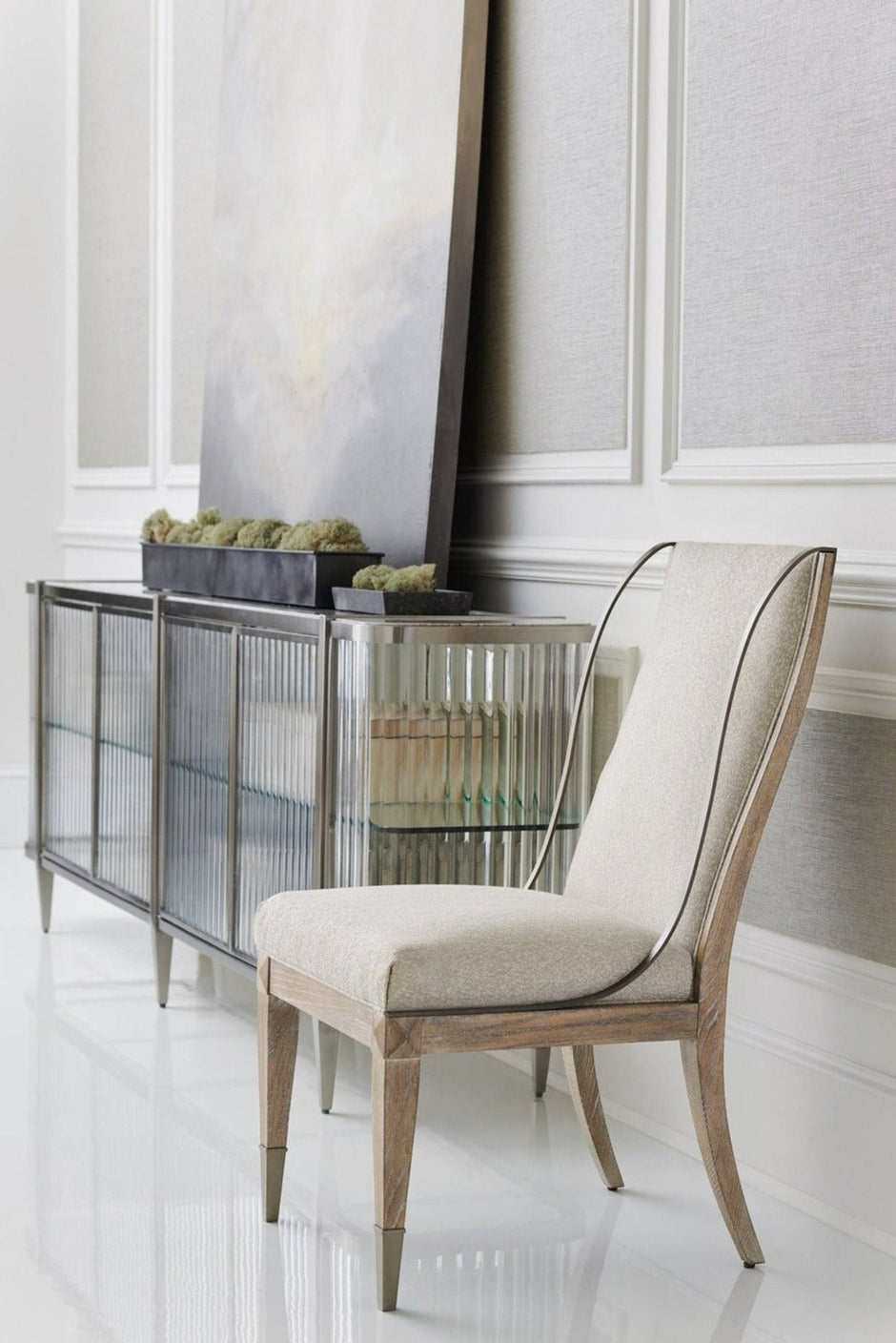 Caracole Classic Open Arms Side Chair