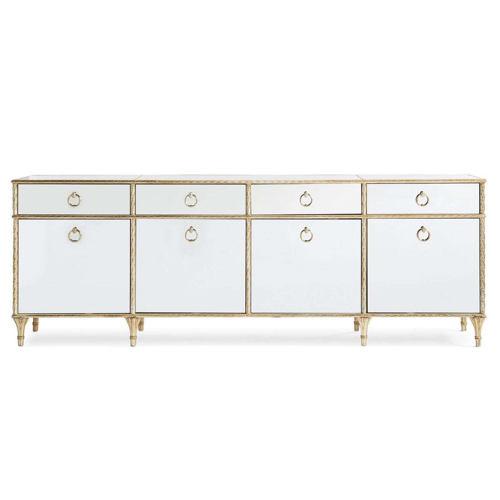 Caracole Compositions Fontainebleau Mirror Media Console