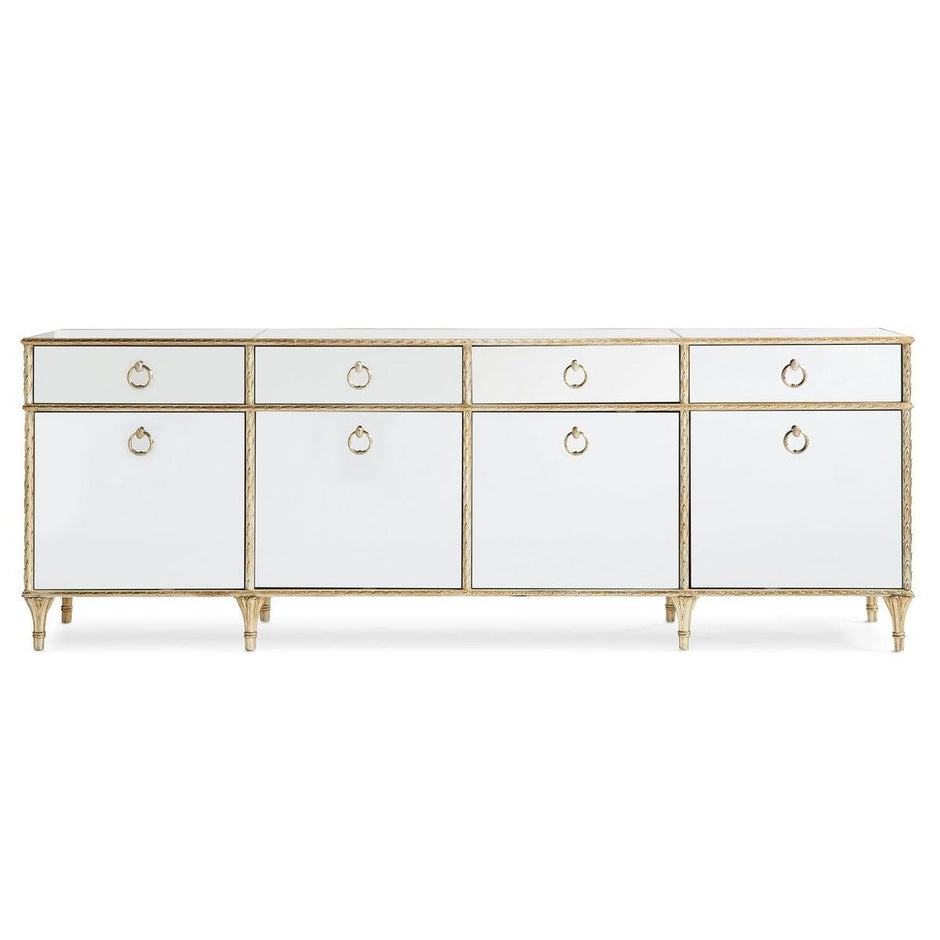 Caracole Compositions Fontainebleau Mirror Media Console