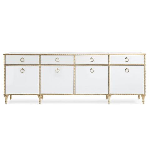 Caracole Compositions Fontainebleau Mirror Media Console