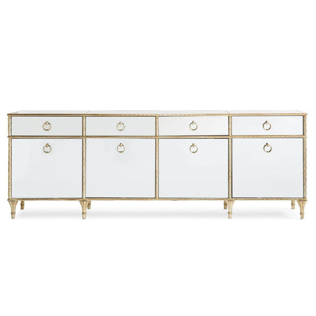 Caracole Compositions Fontainebleau Mirror Media Console