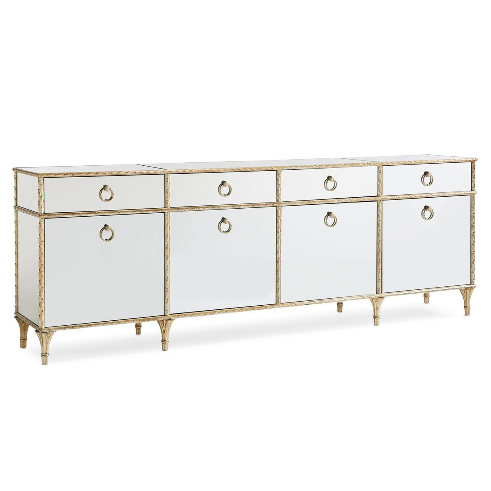 Caracole Compositions Fontainebleau Mirror Media Console