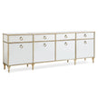 Caracole Compositions Fontainebleau Mirror Media Console