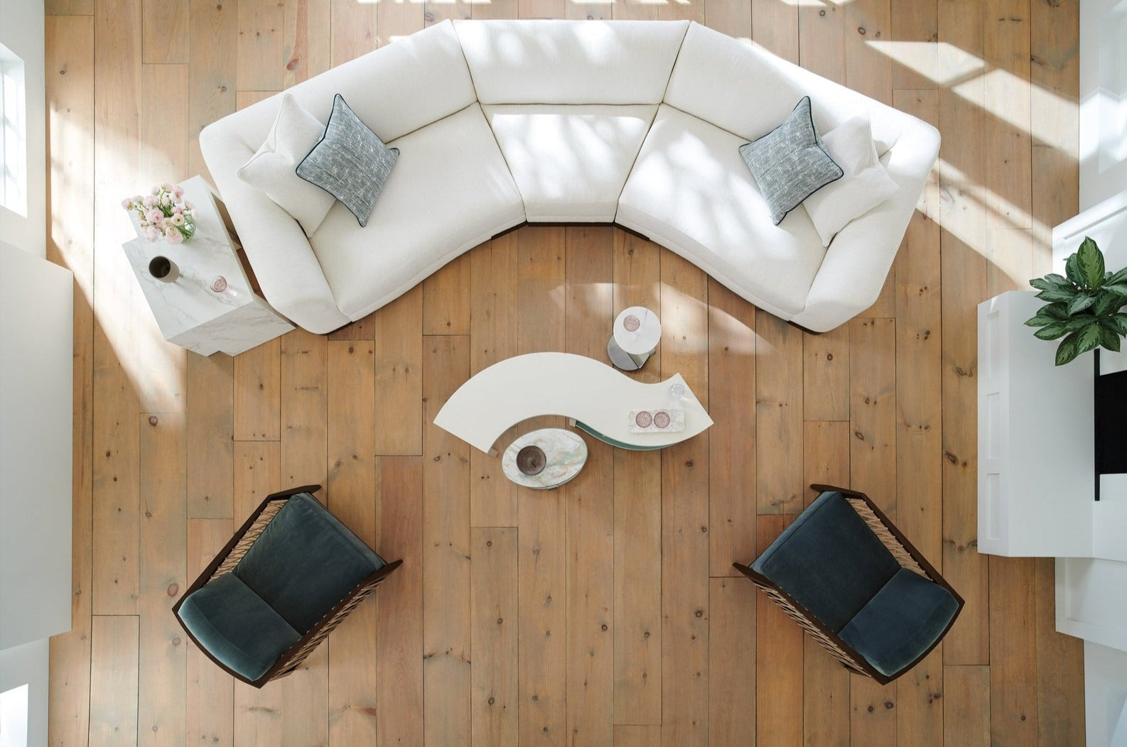Caracole Upholstery Lounge Around Sectional DSC