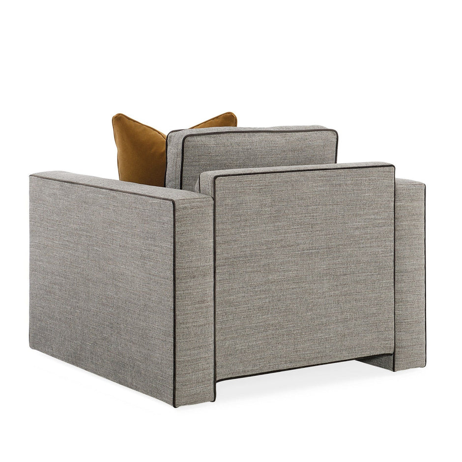 Caracole Upholstery Welt Played Accent Chair