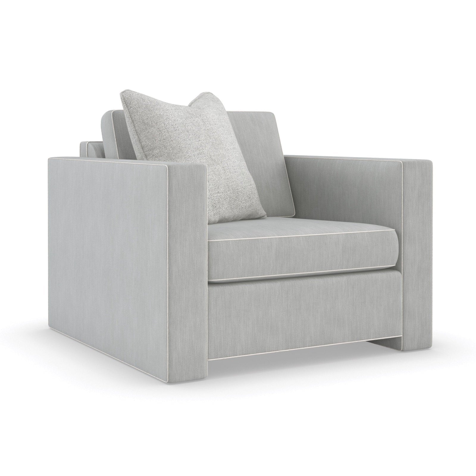 Caracole Upholstery Welt Played Accent Chair