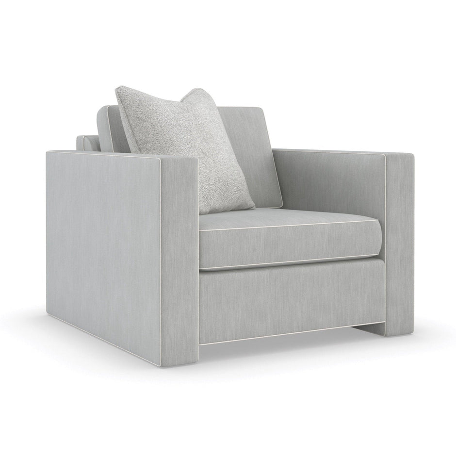 Caracole Upholstery Welt Played Accent Chair
