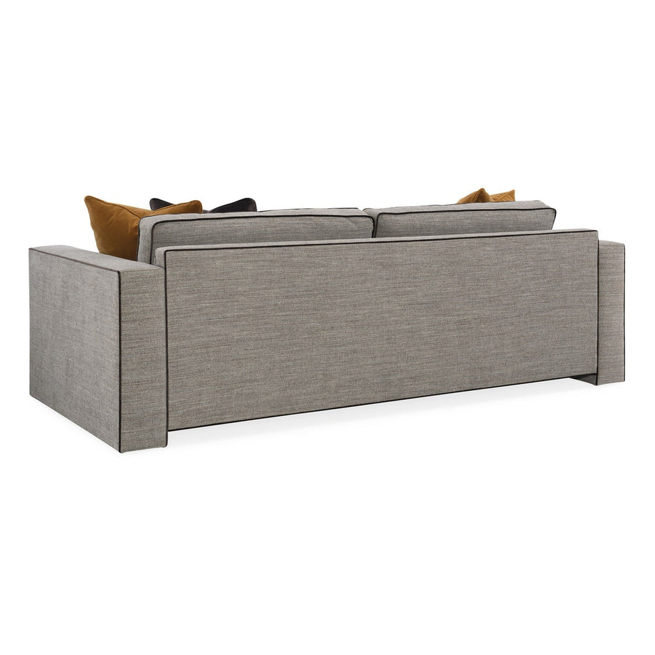 Caracole Upholstery Welt Played Loveseat