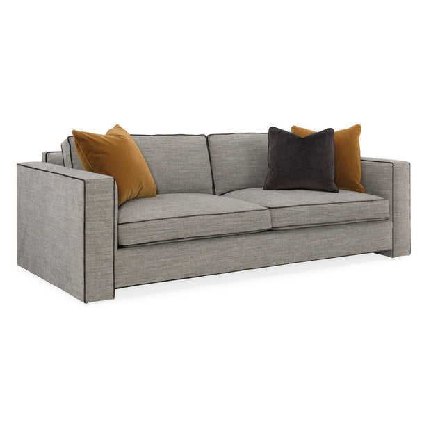 Caracole Upholstery Welt Played Loveseat