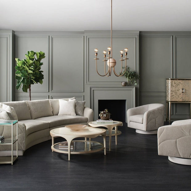 Caracole Fanciful Loveseat Sectional