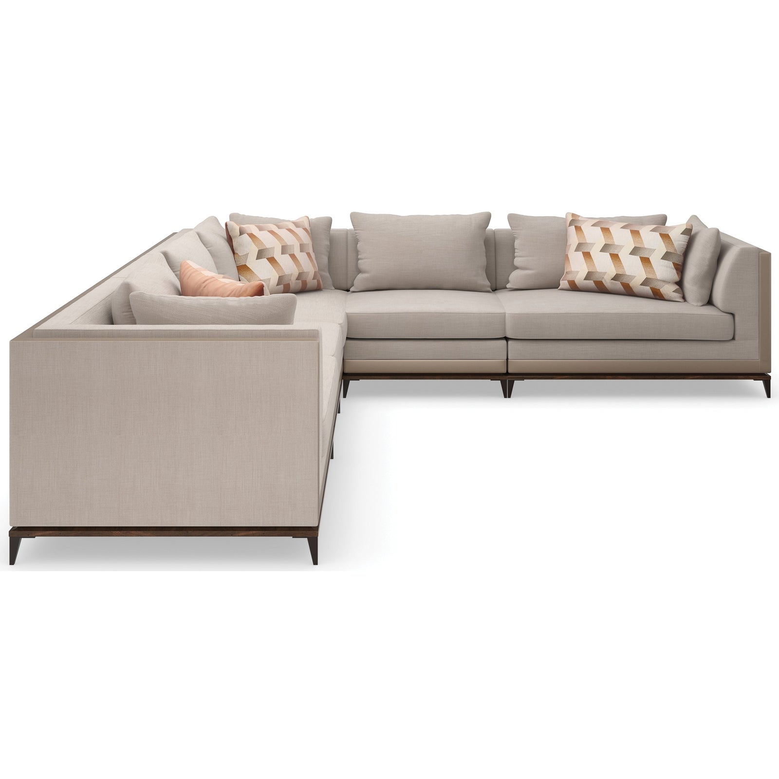 Caracole Upholstery Archipelago L-Shaped Sectional