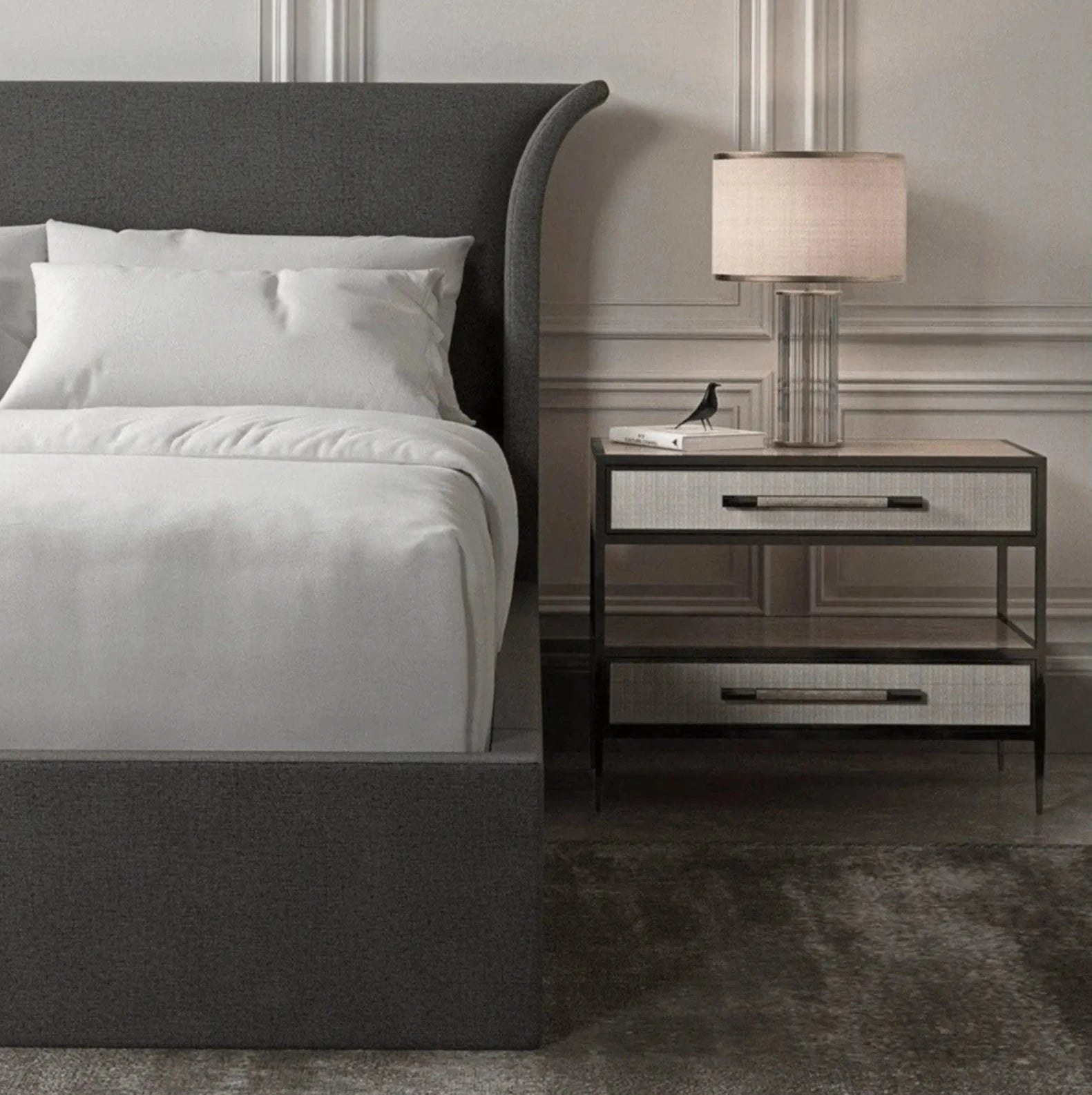Caracole Classic Beauty Sleep Fully Upholstered Bed