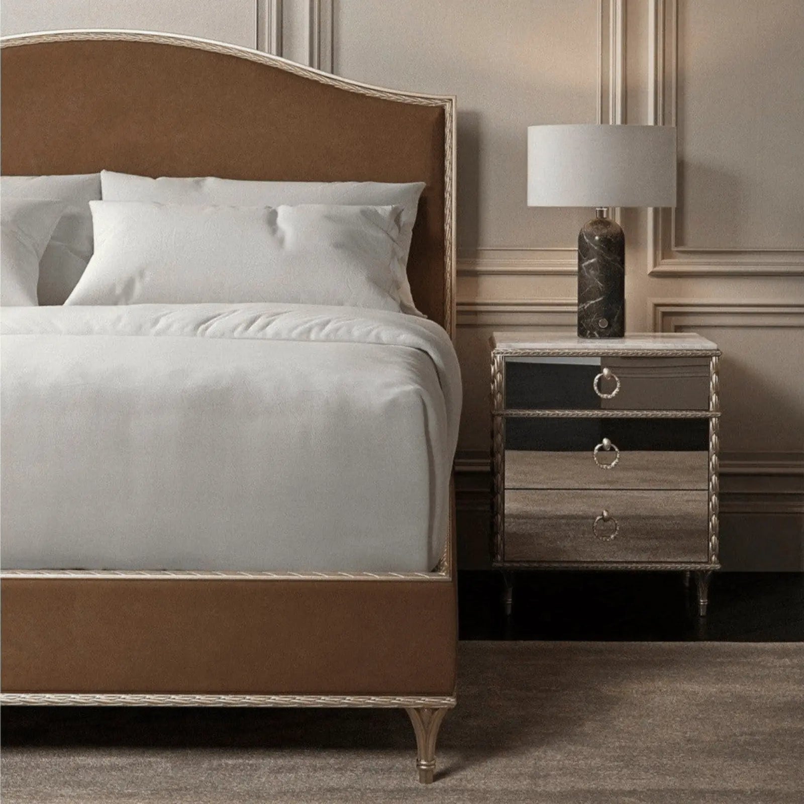Caracole Compositions Fontainebleau Platform Bed
