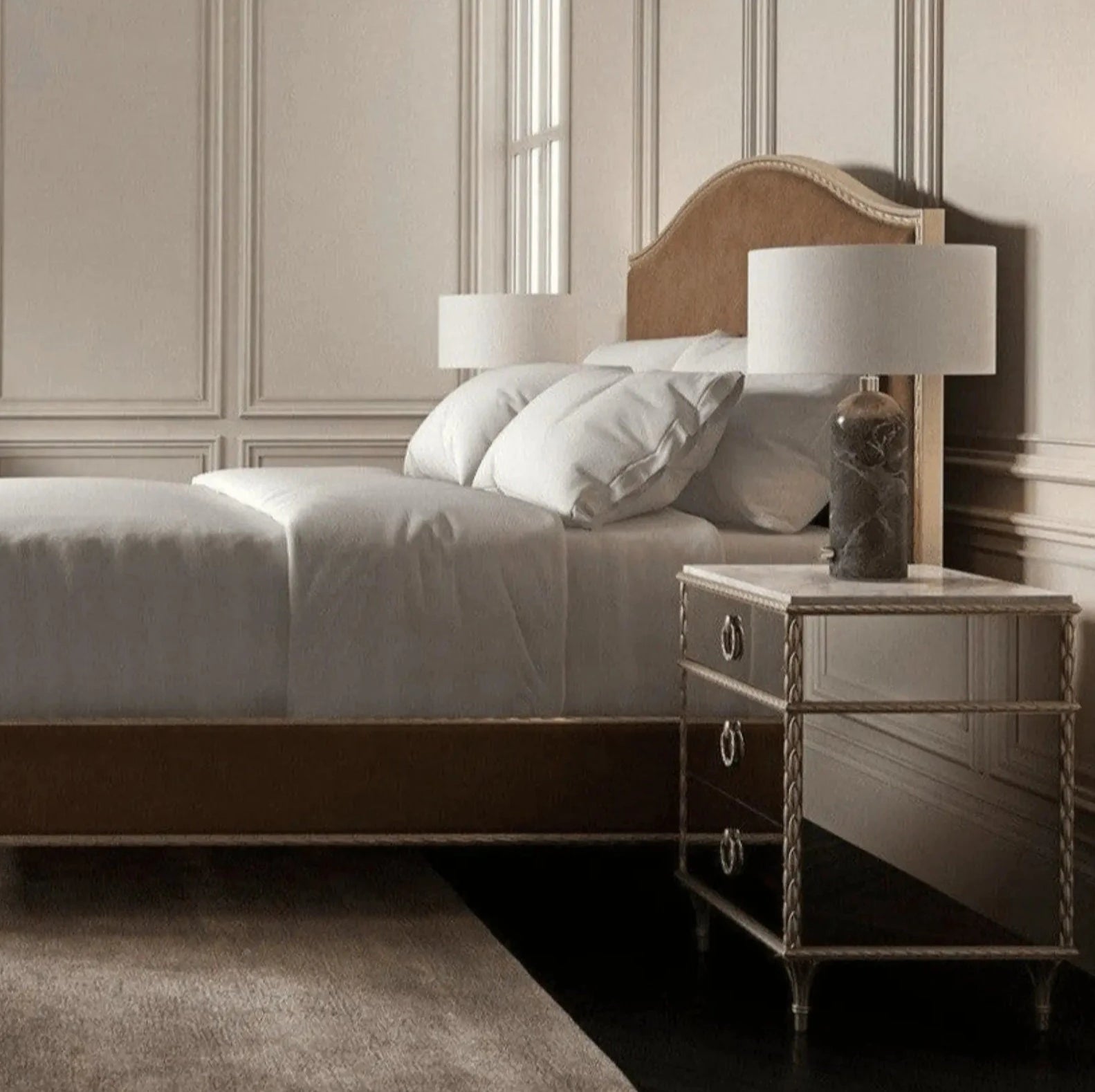 Caracole Compositions Fontainebleau Platform Bed