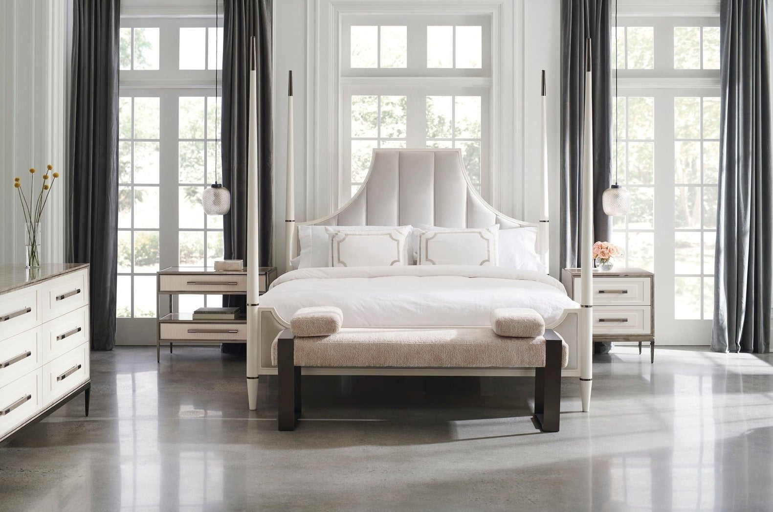 Caracole Classic Dual Impressions Nightstand