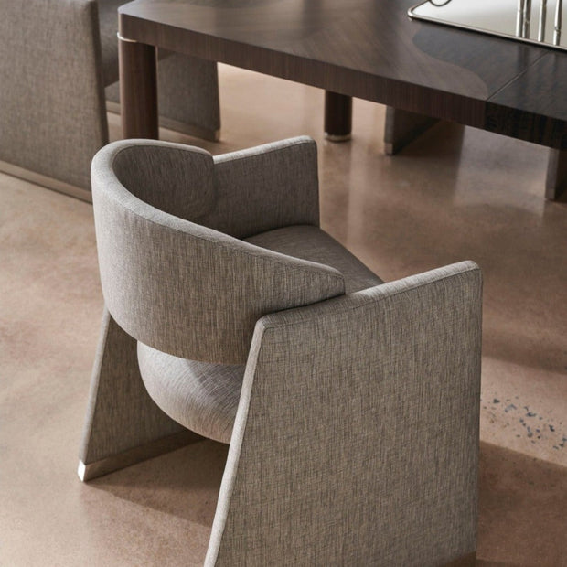 Caracole Classic Polish Off Dining Arm Chair