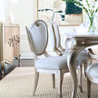 Caracole Compositions Fontainebleau Left Side Chair - Set of 2