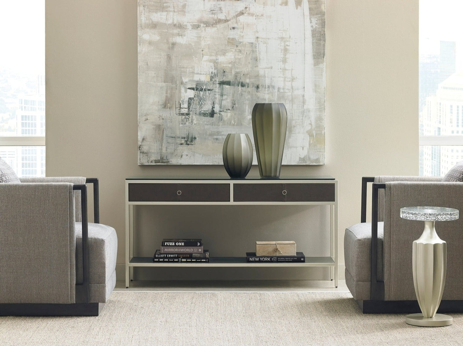 Caracole Uptown Just A Little Jazz Side Table