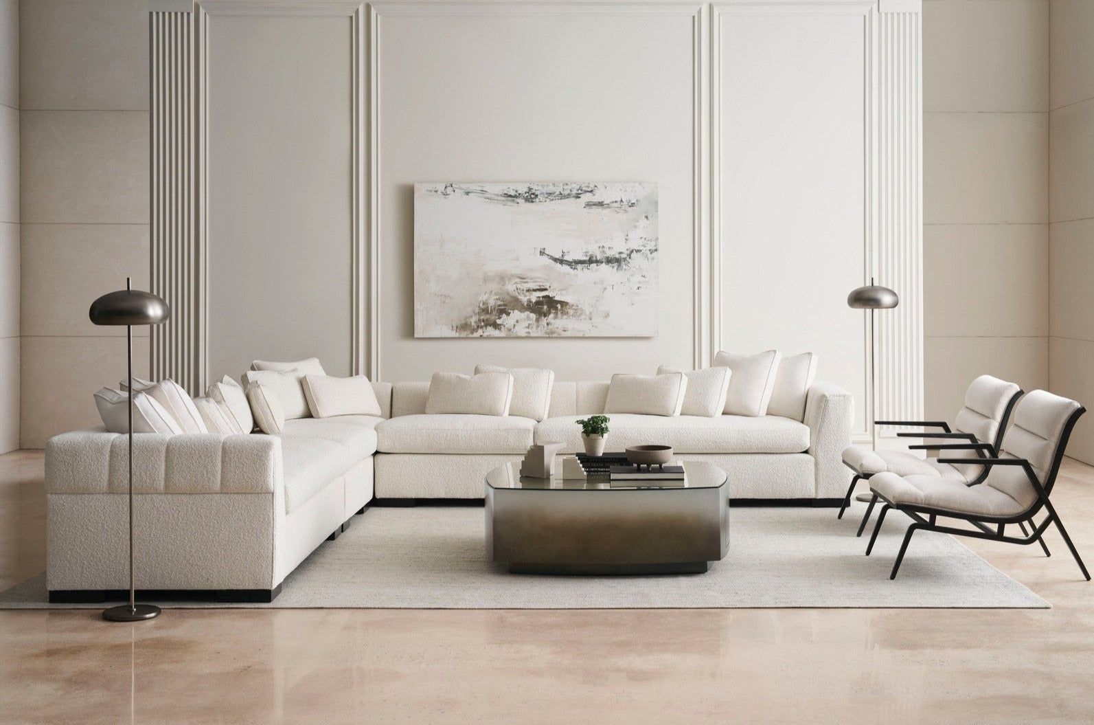 Caracole Modern Metro Edge 5 PC Sectional