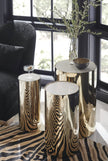Caracole Signature Metropolitan Round About-Short Accent Table