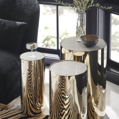Caracole Signature Metropolitan Round About-Short Accent Table