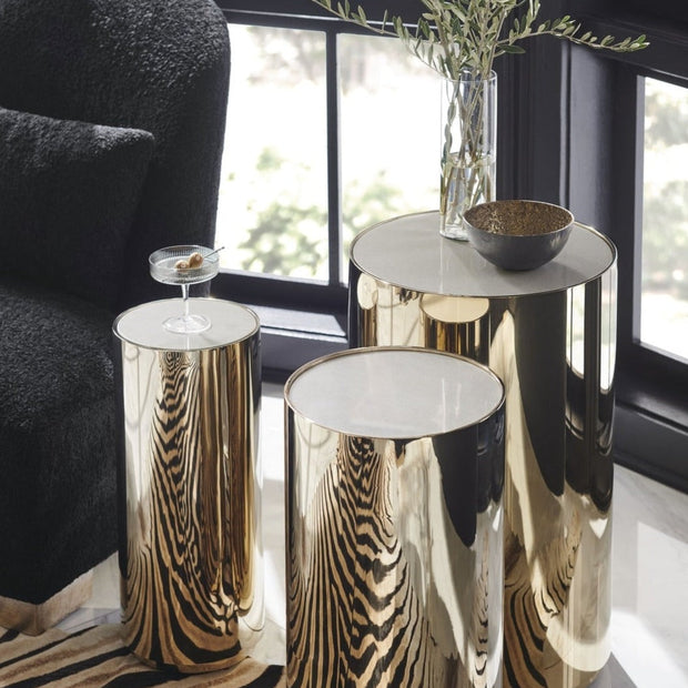 Caracole Signature Metropolitan Round About-Short Accent Table