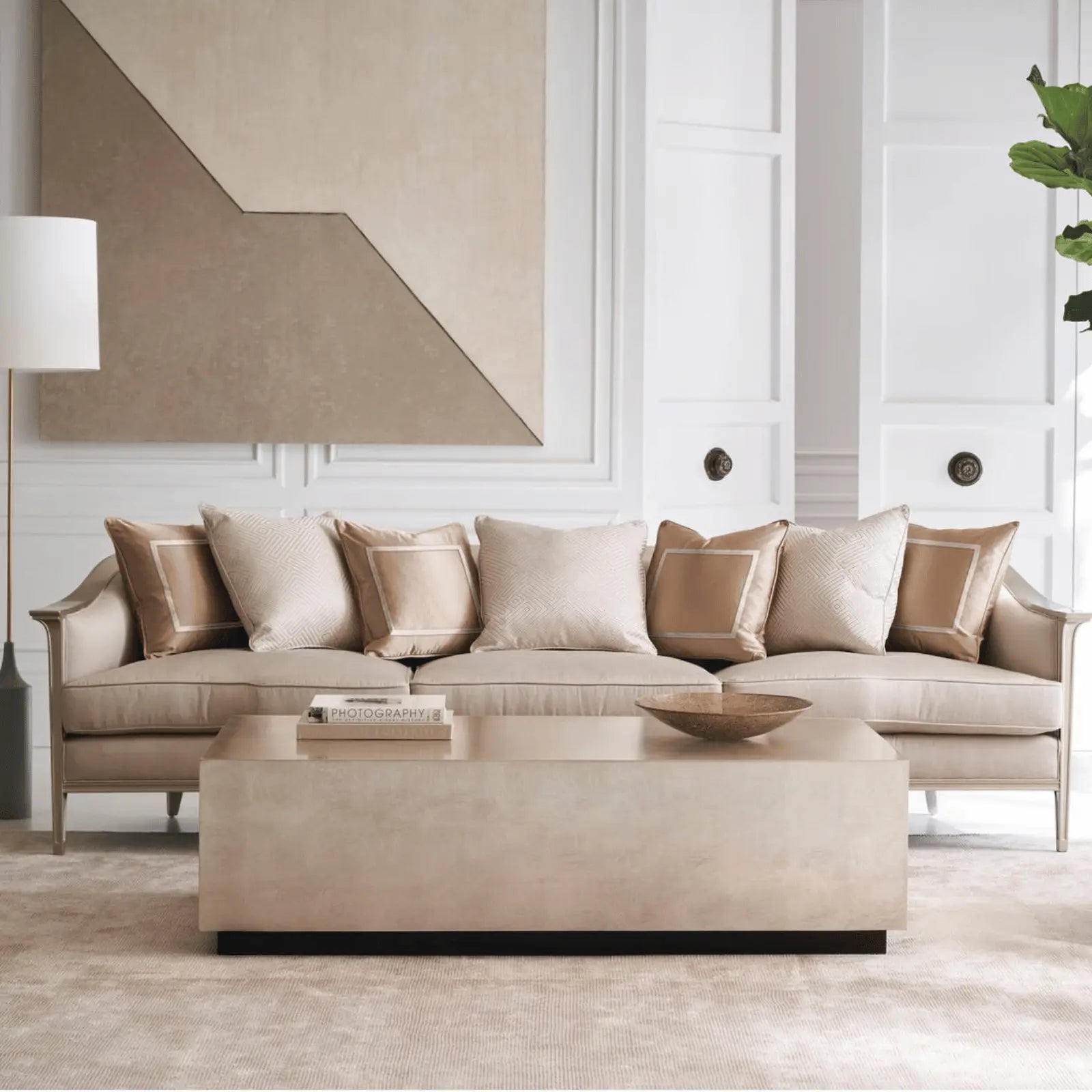 Caracole Upholstery Eaves Drop Sofa