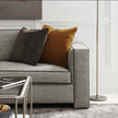 Caracole Upholstery Welt Played Loveseat Sofa