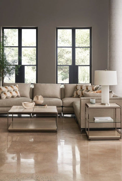 Caracole Upholstery Archipelago L-Shaped Sectional