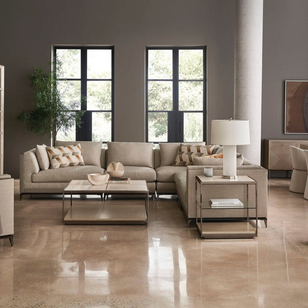 Caracole Upholstery Archipelago L-Shaped Sectional